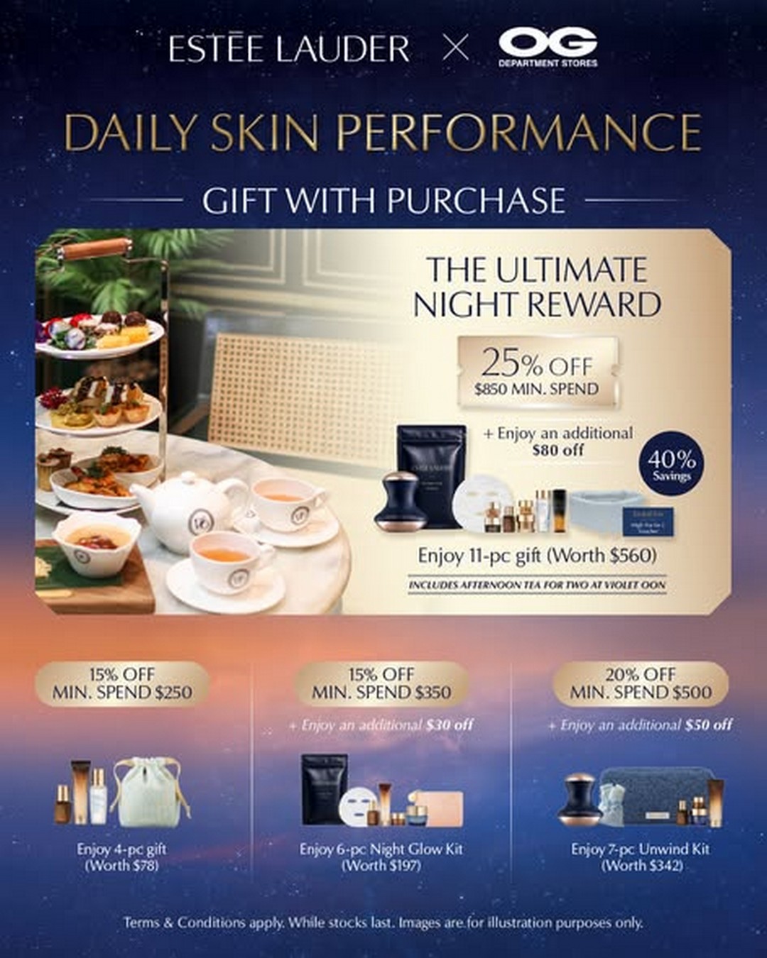 OG-Singapore-x-Estee-Lauder-Up-to-25-Off-Brandwide-1 Now Till 18 October 2026: OG Singapore x Estée Lauder: Up to 25% Off Brandwide and an Extra $80 Off Night-Time Skincare Promotion at OG People’s Park and OG Albert
