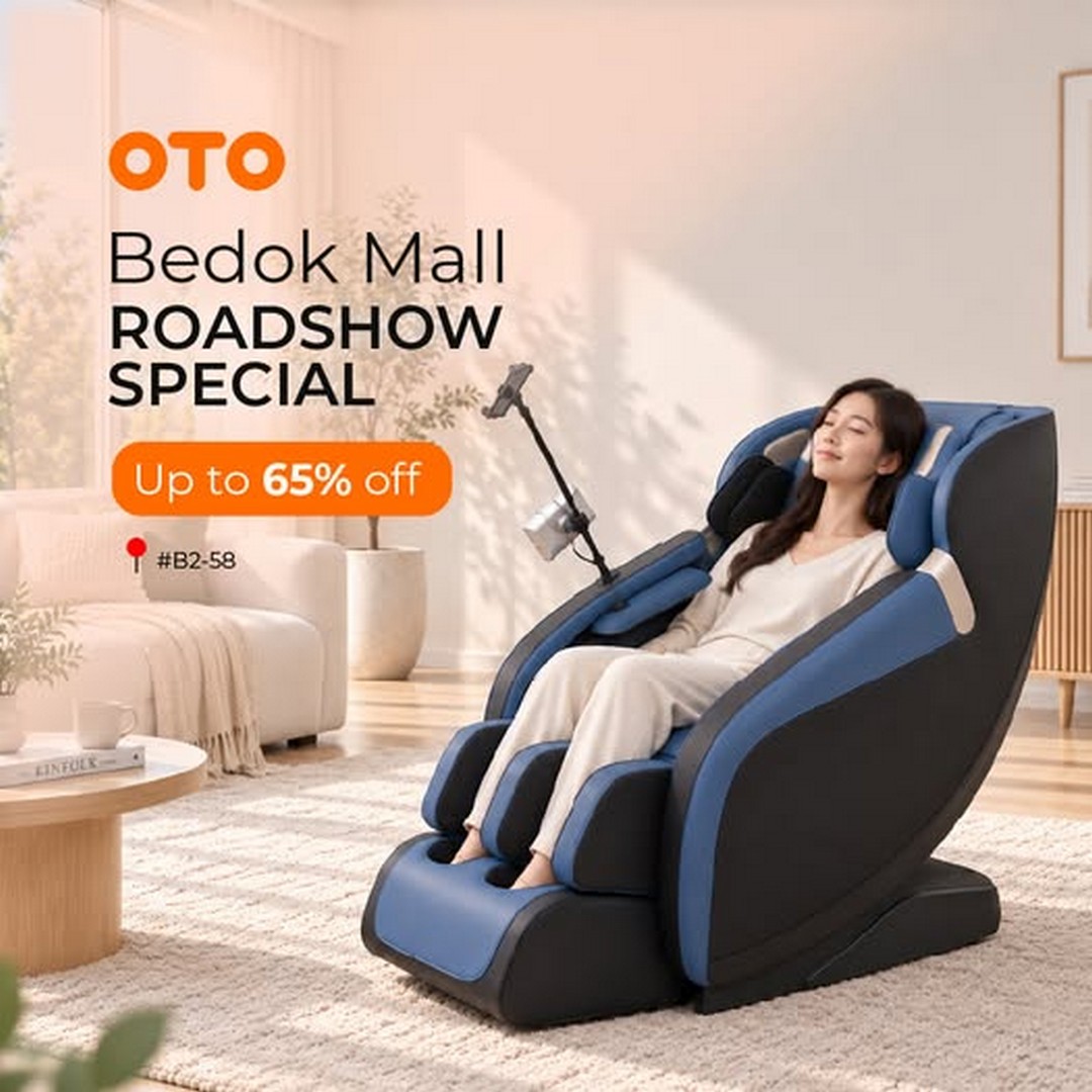 OTO-Singapore-Bedok-Mall-Roadshow-Special-–-Up-to-65-OFF 1 October 2026 onwards: OTO Singapore: Bedok Mall Roadshow Special – Up to 65% OFF on Everyday Comfort Products