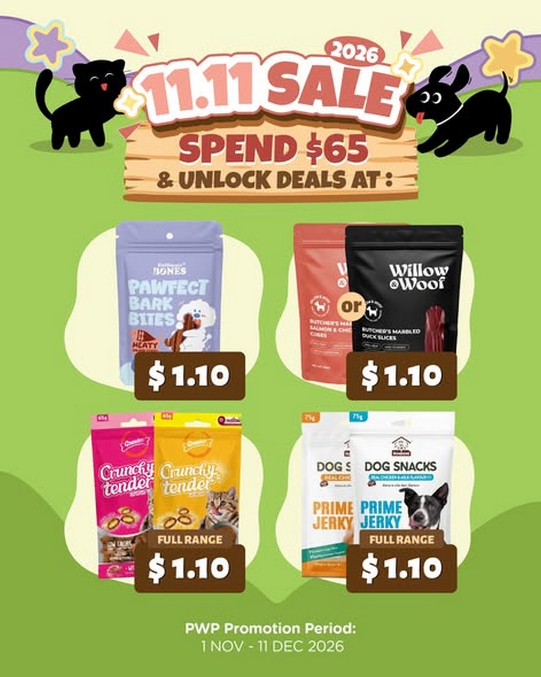 Pets-Station-November-Promotion-–-Spend-65-to-Unlock-Special-1 1 November-11 December 2026: Pets' Station November Promotion – Spend $65 to Unlock Special Deals from Just $1.10 or $11 In-Store