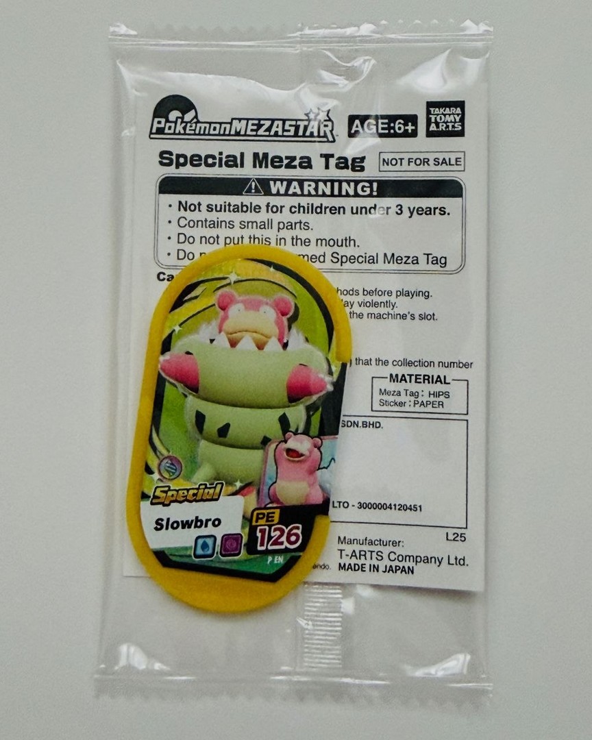 Pokemon-MEZASTAR-1 Now till16 October 2026: Pokémon MEZASTAR: Free Pokémon Slowbro Special Meza Tag Giveaway – Join the Quiz Rally, Redeem Your Collectible from 11am to 7pm Daily at Participating Outlets in Singapore
