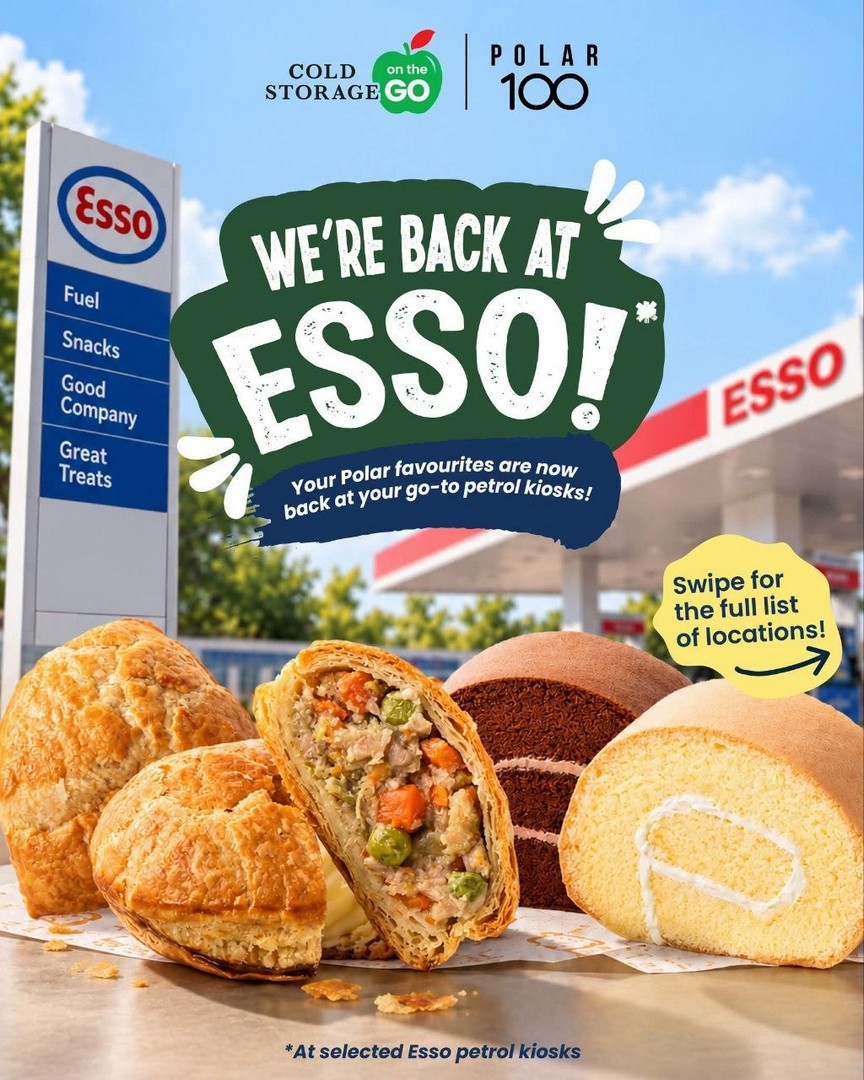 Polar-Puffs-Cakes-Bakery-Treats-Return-to-Selected-Esso-Stations-2 15 October 2026 onwards: Polar Puffs & Cakes: Bakery Treats Return to Selected Esso Stations in Singapore – Curry Puffs, Cakes and More