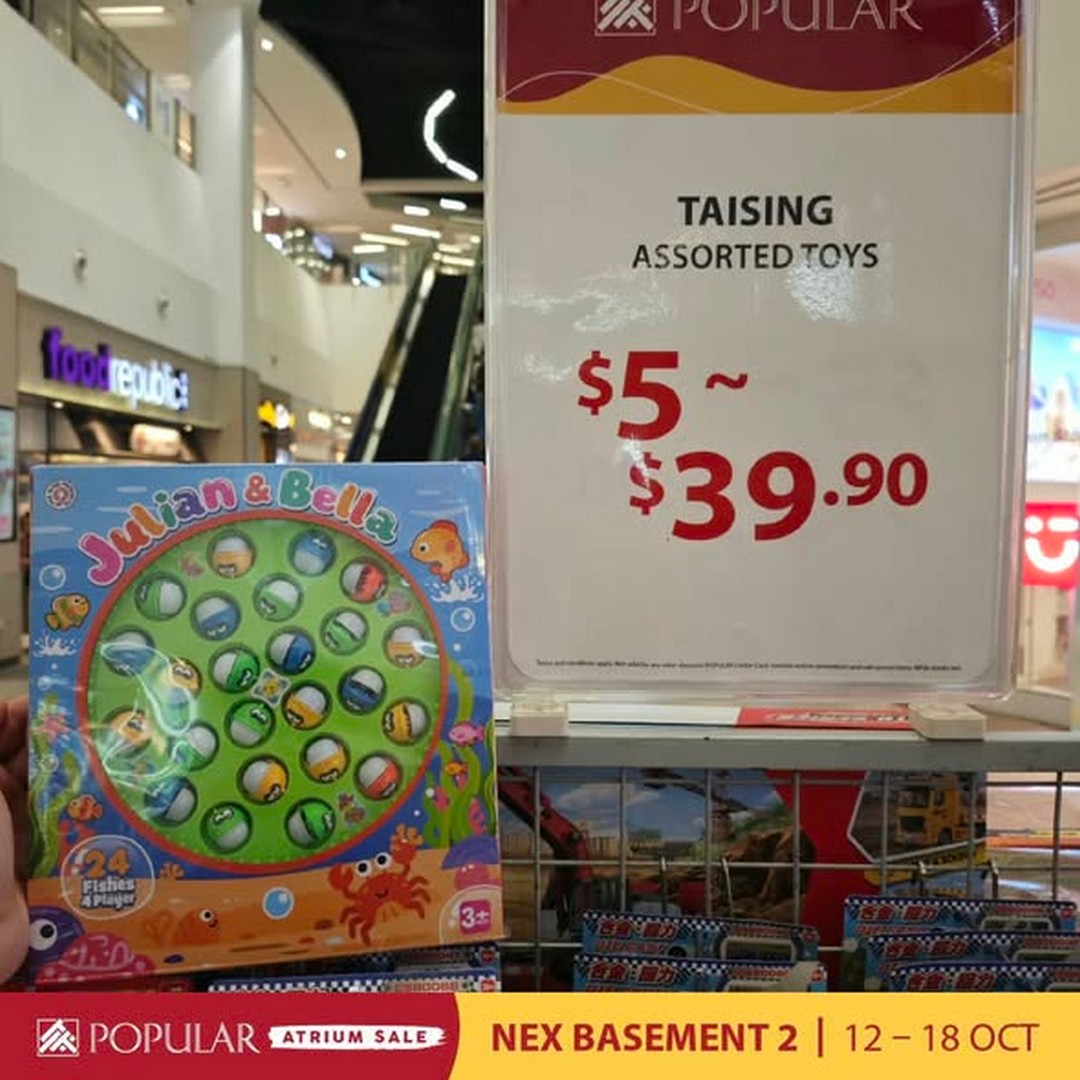 Popular-Bookstore-Singapore-Atrium-Sale-Promotion-at-NEX-1 Now Till 18 October 2026: Popular Bookstore Singapore: Atrium Sale Promotion at NEX with Up to 70% Off Books, Stationery and More