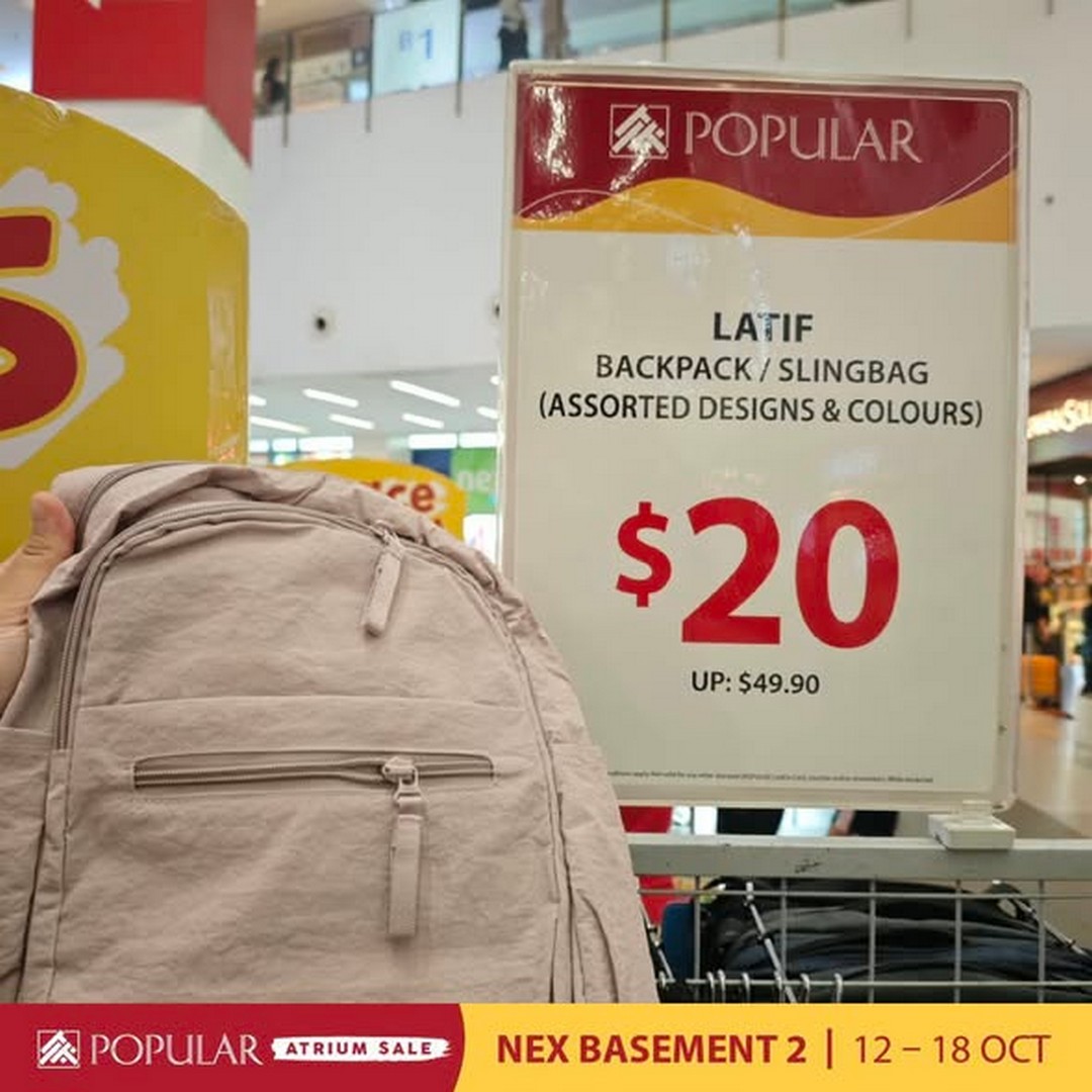 Popular-Bookstore-Singapore-Atrium-Sale-Promotion-at-NEX-2 Now Till 18 October 2026: Popular Bookstore Singapore: Atrium Sale Promotion at NEX with Up to 70% Off Books, Stationery and More