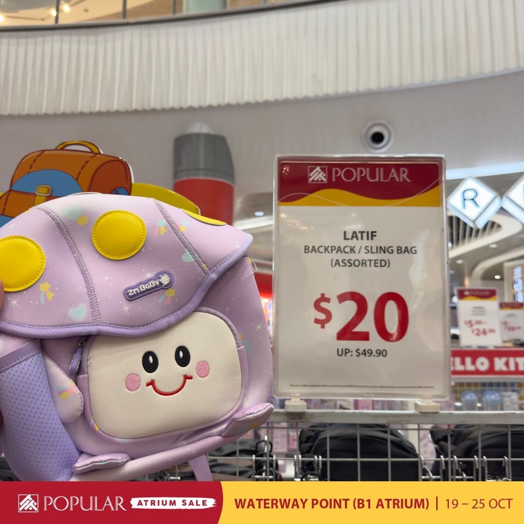 Popular-Bookstore-Singapore-Atrium-Sale-at-Waterway-Point-12 Now Till 25 October 2026: Popular Bookstore Singapore Atrium Sale at Waterway Point – Up to 70% Off Books, Stationery and More at B1 Atrium