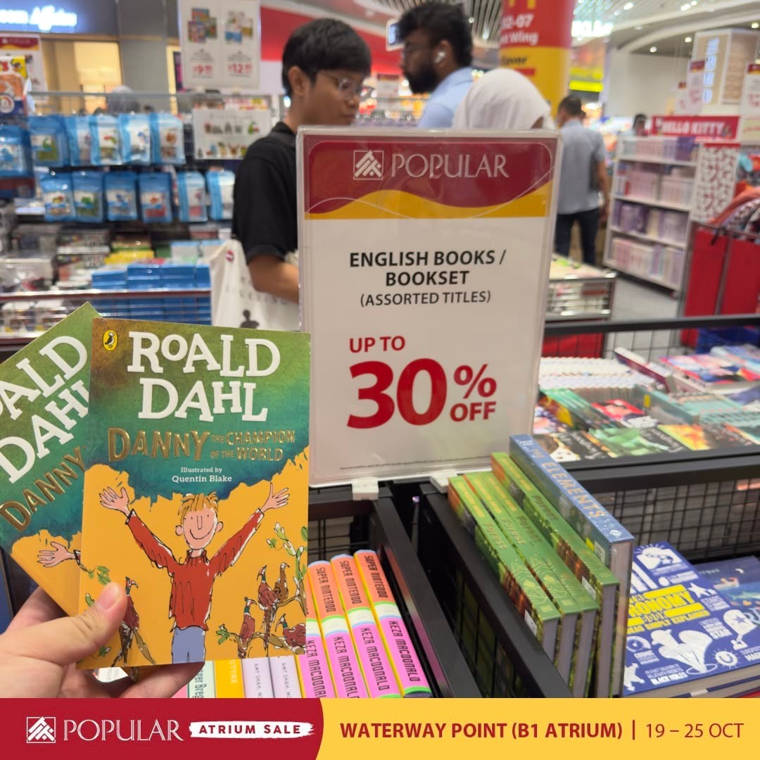 Popular-Bookstore-Singapore-Atrium-Sale-at-Waterway-Point-14 Now Till 25 October 2026: Popular Bookstore Singapore Atrium Sale at Waterway Point – Up to 70% Off Books, Stationery and More at B1 Atrium
