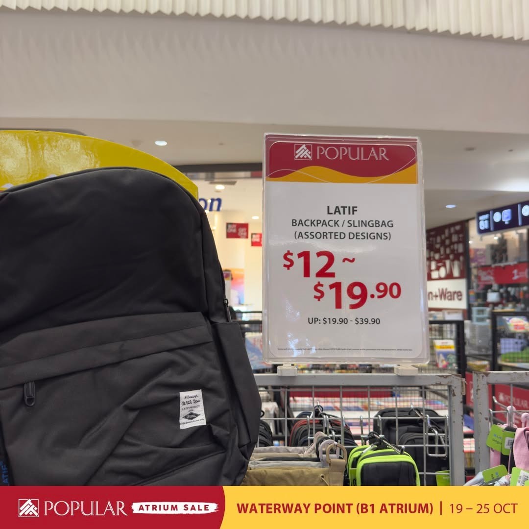 Popular-Bookstore-Singapore-Atrium-Sale-at-Waterway-Point-15 Now Till 25 October 2026: Popular Bookstore Singapore Atrium Sale at Waterway Point – Up to 70% Off Books, Stationery and More at B1 Atrium