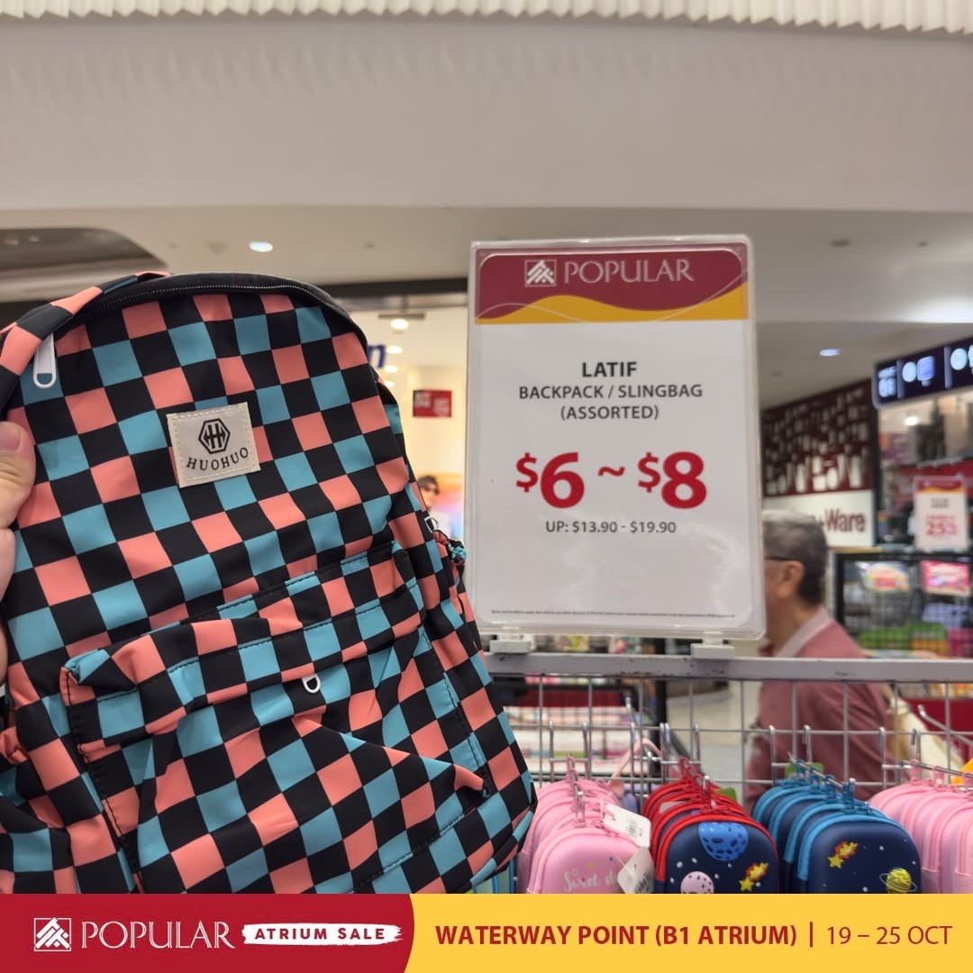 Popular-Bookstore-Singapore-Atrium-Sale-at-Waterway-Point-16 Now Till 25 October 2026: Popular Bookstore Singapore Atrium Sale at Waterway Point – Up to 70% Off Books, Stationery and More at B1 Atrium