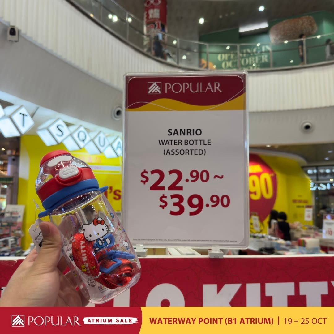 Popular-Bookstore-Singapore-Atrium-Sale-at-Waterway-Point-17 Now Till 25 October 2026: Popular Bookstore Singapore Atrium Sale at Waterway Point – Up to 70% Off Books, Stationery and More at B1 Atrium