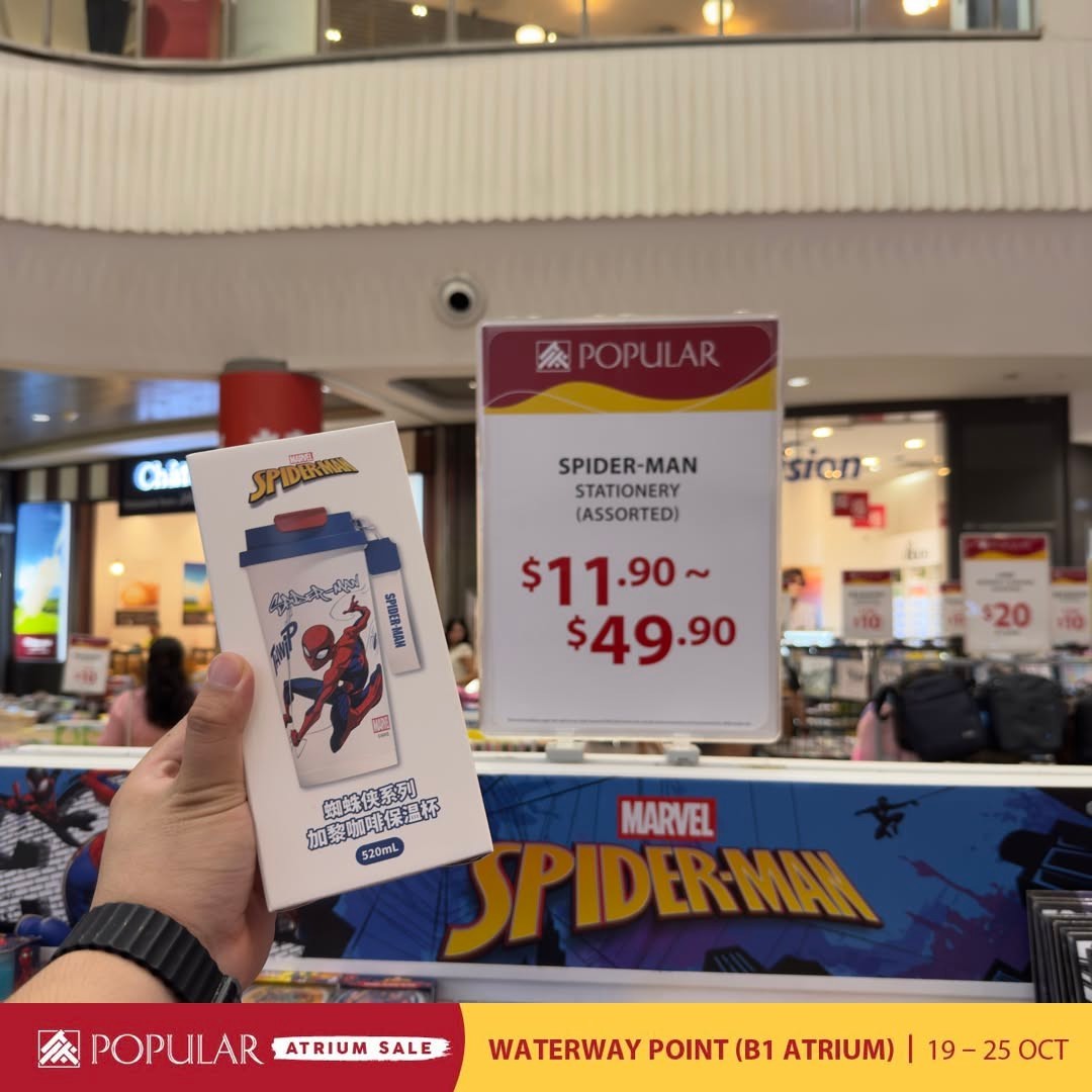 Popular-Bookstore-Singapore-Atrium-Sale-at-Waterway-Point-18 Now Till 25 October 2026: Popular Bookstore Singapore Atrium Sale at Waterway Point – Up to 70% Off Books, Stationery and More at B1 Atrium