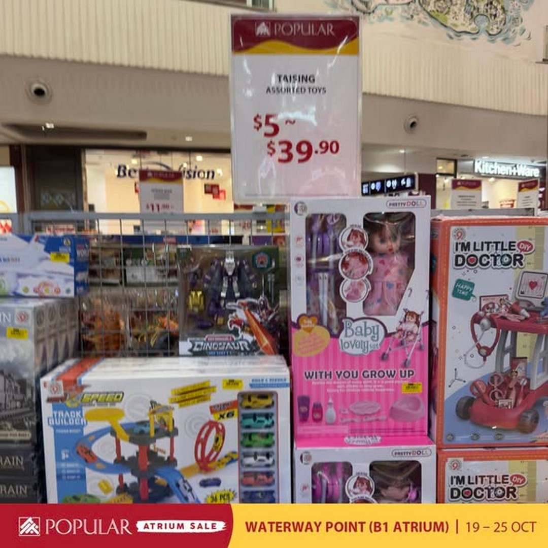 Popular-Bookstore-Singapore-Atrium-Sale-at-Waterway-Point-2 Now Till 25 October 2026: Popular Bookstore Singapore Atrium Sale at Waterway Point – Up to 70% Off Books, Stationery and More at B1 Atrium