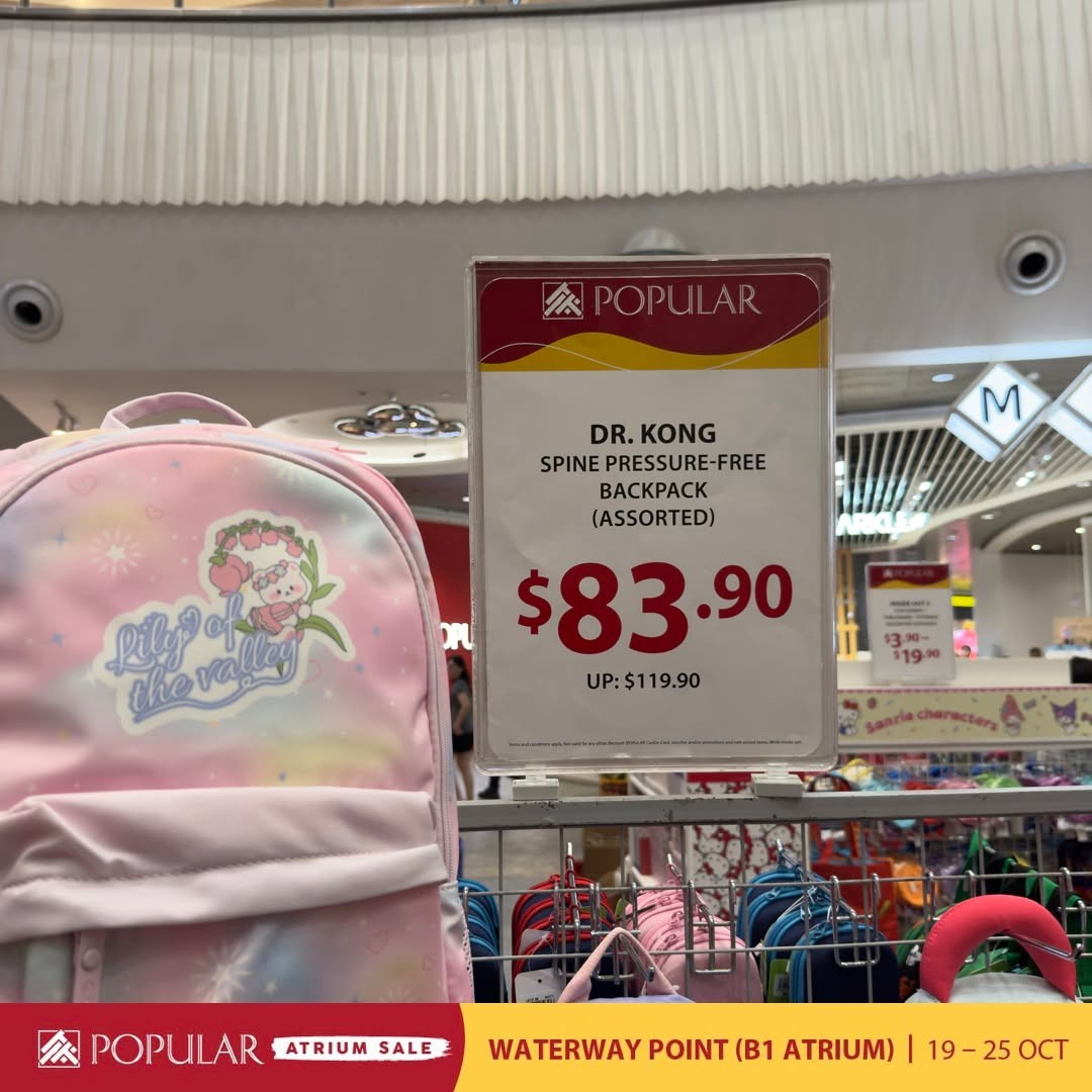 Popular-Bookstore-Singapore-Atrium-Sale-at-Waterway-Point-9 Now Till 25 October 2026: Popular Bookstore Singapore Atrium Sale at Waterway Point – Up to 70% Off Books, Stationery and More at B1 Atrium