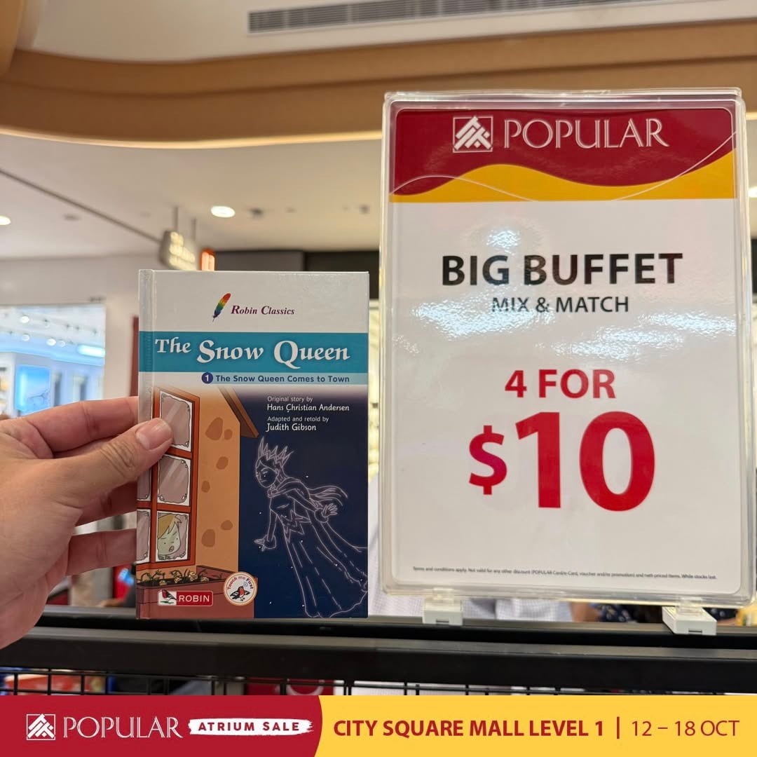 Popular-Bookstore-Singapore-Atrium-Sale-with-Up-to-70-Off-10 Now Till 18 October 2026: Popular Bookstore Singapore: Atrium Sale with Up to 70% Off Books, Stationery and More at City Square Mall