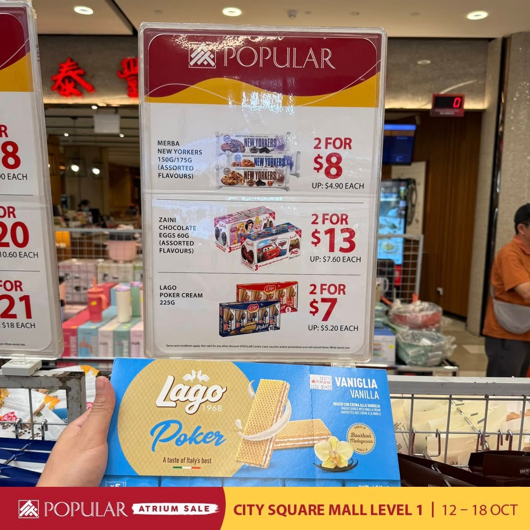 Popular-Bookstore-Singapore-Atrium-Sale-with-Up-to-70-Off-15 Now Till 18 October 2026: Popular Bookstore Singapore: Atrium Sale with Up to 70% Off Books, Stationery and More at City Square Mall
