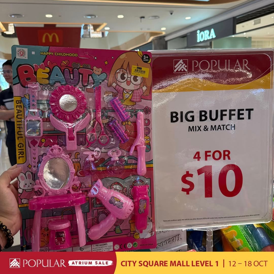 Popular-Bookstore-Singapore-Atrium-Sale-with-Up-to-70-Off-5 Now Till 18 October 2026: Popular Bookstore Singapore: Atrium Sale with Up to 70% Off Books, Stationery and More at City Square Mall