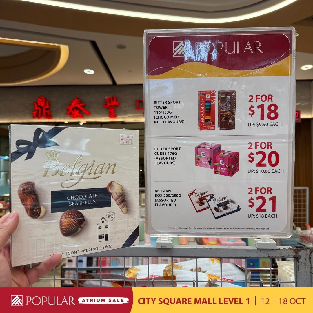 Popular-Bookstore-Singapore-Atrium-Sale-with-Up-to-70-Off-8 Now Till 18 October 2026: Popular Bookstore Singapore: Atrium Sale with Up to 70% Off Books, Stationery and More at City Square Mall
