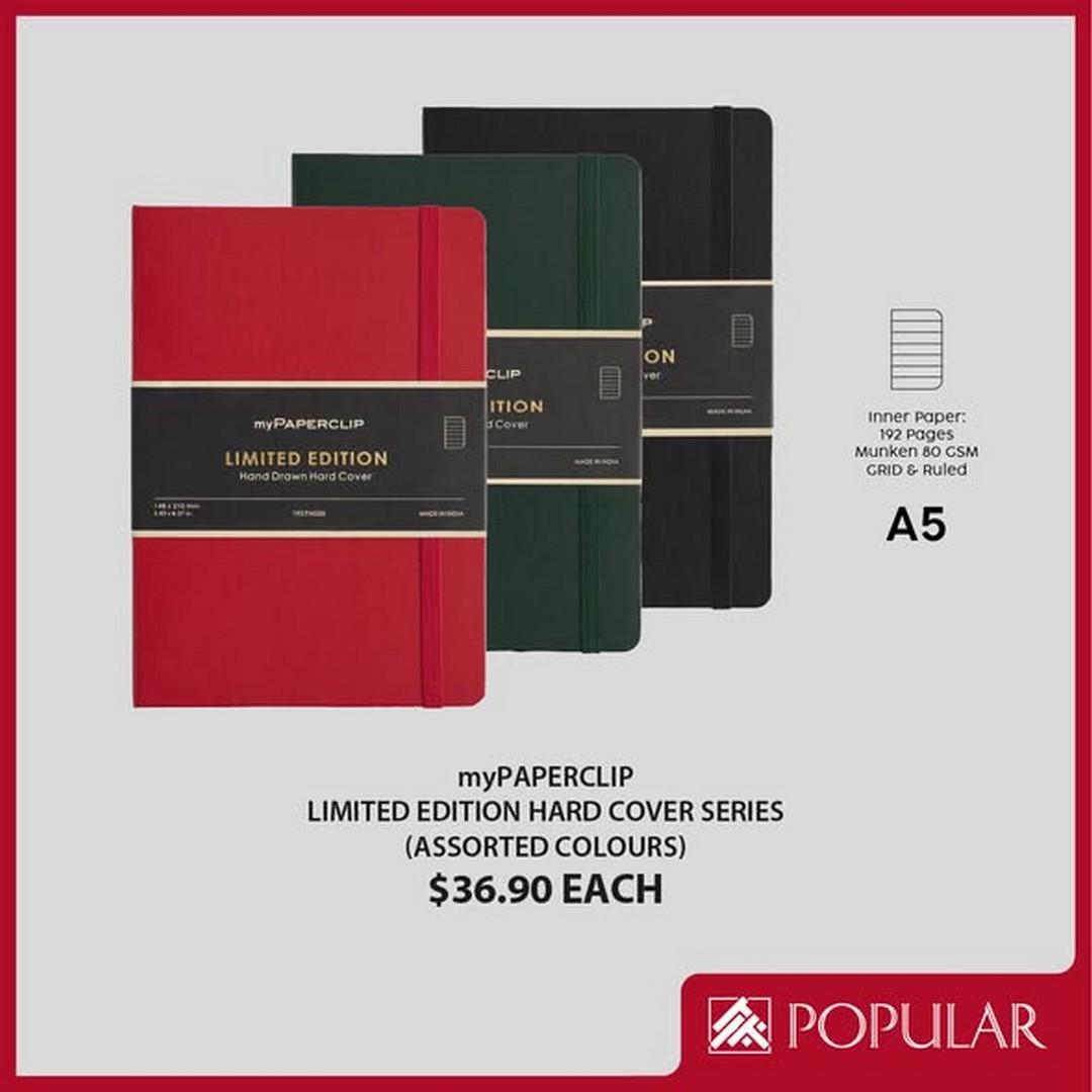 Popular-Bookstore-Singapore-myPAPERCLIP-Premium-Notebook-2 2 October 2026 onwards: Popular Bookstore Singapore: myPAPERCLIP Premium Notebook Stationery Promotion at Selected Stores and Online
