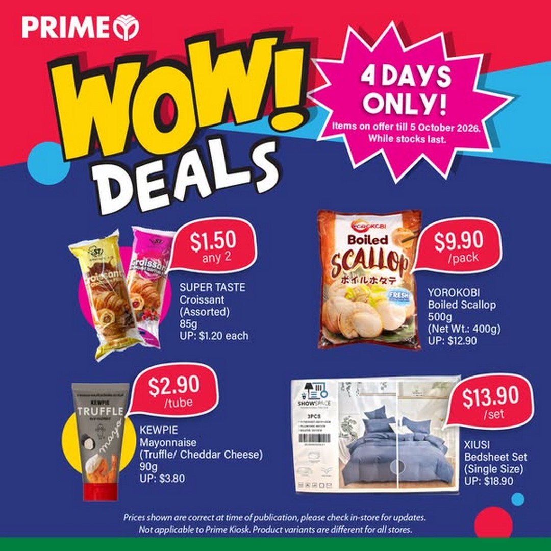 Prime-Supermarket-4-Day-WOW-Deals-Sale-with-Four-Days-1 2-5 October 2026: Prime Supermarket: 4-Day WOW Deals Sale with Four Days of Grocery Bargains in Singapore