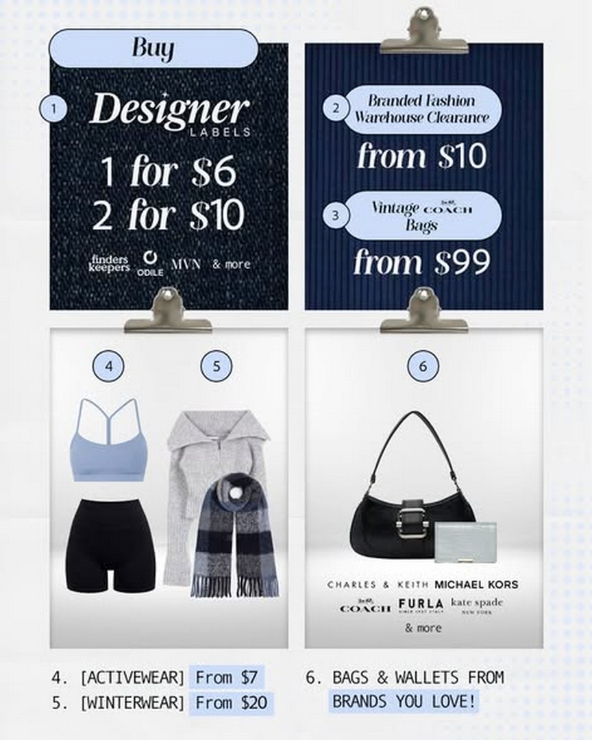 Refash-Affordable-Designer-Labels-from-6-Activewear-1 19-23 October 2026: Refash: Affordable Designer Labels from $6, Activewear from $7 and Vintage Coach Bags from $99 at Raffles Place MRT Station – Wardrobe Refresh Promotion and Preloved Bag Selling Event