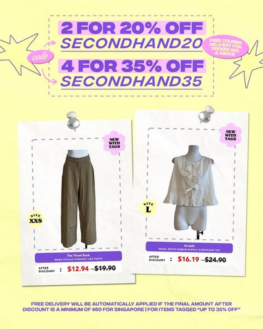 Refash-Preloved-Fashion-Promotion-–-Enjoy-20-to-35-OFF-4 30 October 2026 onwards: Refash Preloved Fashion Promotion – Enjoy 20% to 35% OFF Secondhand Fashion, Plus Free Delivery with Minimum $60 Spend
