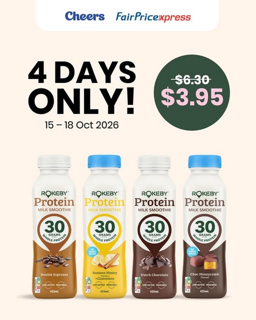 Rokeby-Protein-Milk-Smoothies-Promotion 15-18 October 2026: Rokeby: Protein Milk Smoothies Promotion – Enjoy Rokeby Protein Milkshakes for Just $3.95 Instead of $6.30 for Four Days Only