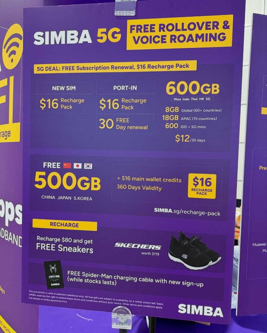SIMBA-Free-Skechers-Sneakers-Worth-119-with-80-Top-Up-Promotion-1-1 1-4 October 2026: SIMBA: Free Skechers Sneakers Worth $119 with $80 Top-Up Promotion at Smart Home Tech Show