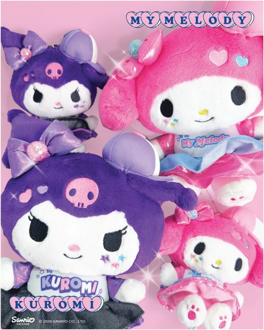 Sanrio-Store-Singapore-Vivid-Color-Y2K-Collection-Promotion 8 October 2026 onwards: Sanrio Store Singapore: Vivid Color Y2K Collection Promotion Featuring Kuromi & My Melody Plushies and Keychains at Takashimaya, Jewel Changi Airport & Chinatown