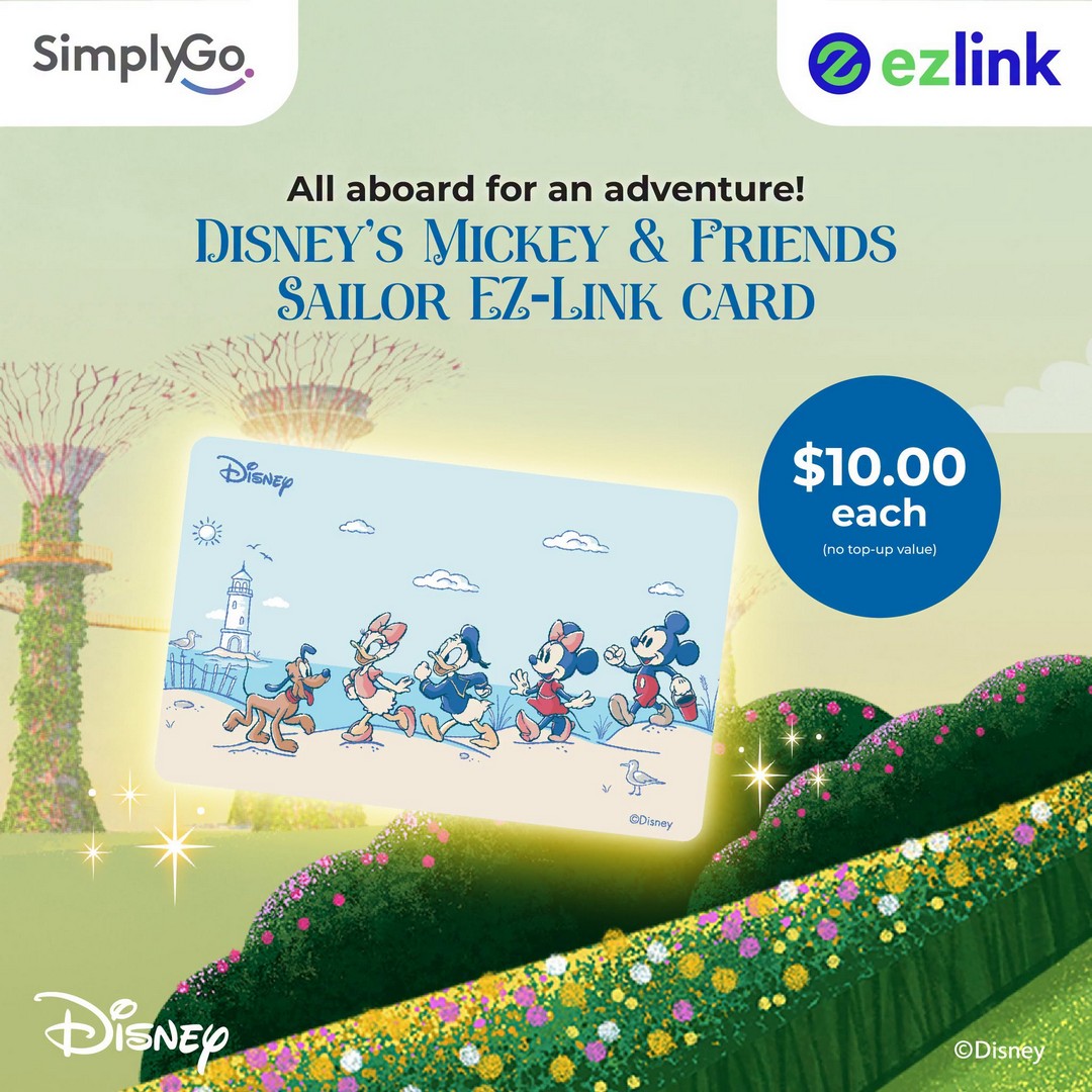 SimplyGo-Disney-Themed-EZ-Link-Card-Charm-Promotion-4 31 October 2026 Onwards: SimplyGo Disney-Themed EZ-Link Card & Charm Promotion at Gardens by the Bay – Discover Your Favourite Disney Characters at Floral Fantasy