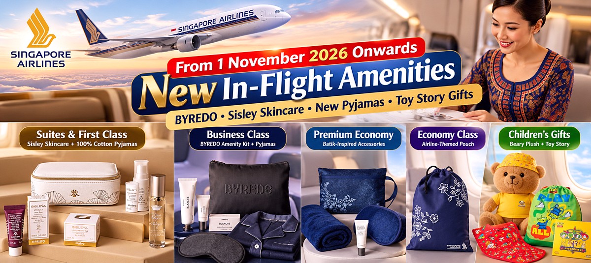 Singapore-Airlines_-New-In-Flight-Amenities From 1 November 2026 Onwards: Singapore Airlines New In-Flight Amenities with BYREDO, Sisley Skincare and Toy Story Gifts