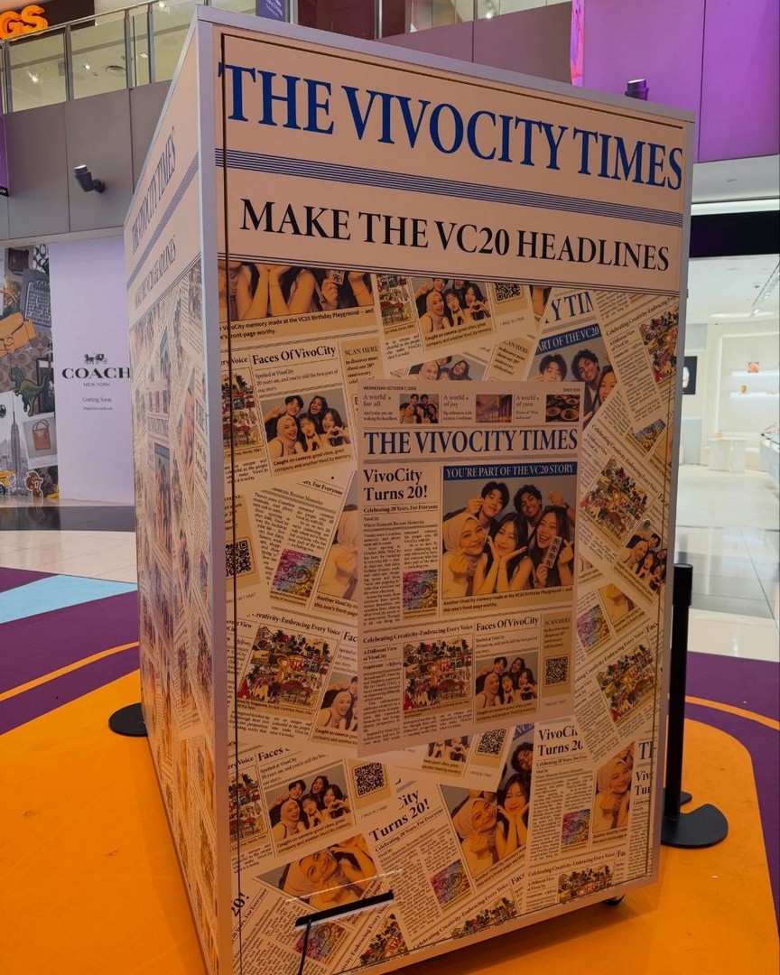 Solace-Studios-at-VivoCity-FREE-Newspaper-Photo-Booth-Promotion-1 Now Until 18 October 2026: Solace Studios at VivoCity: FREE Newspaper Photo Booth Promotion for VivoCity’s 20th Anniversary at Level 1 Atrium, Singapore