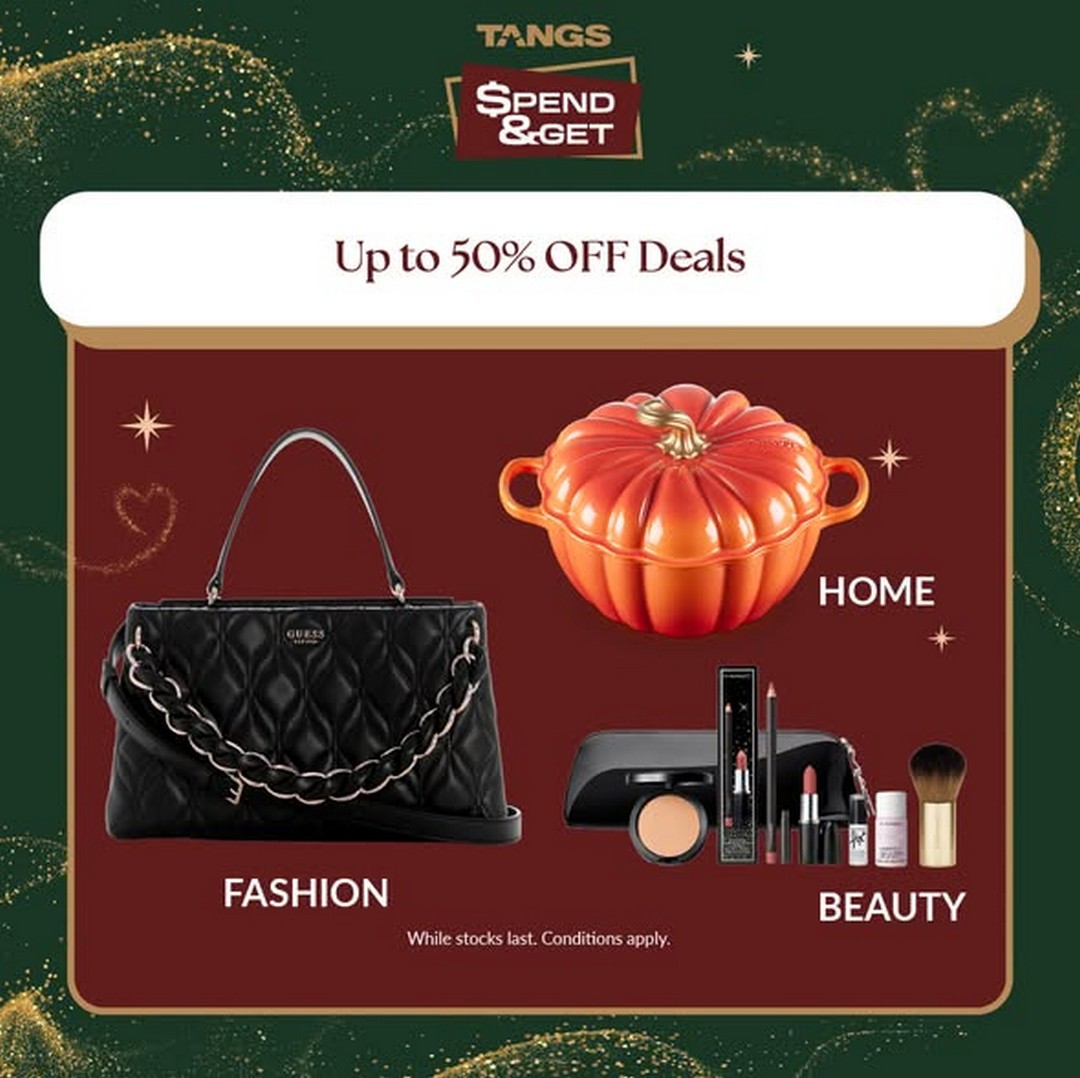 TANGS-Spend-Get-Promotion-in-Singapore-2 30 October–1 November 2026: TANGS Spend & Get Promotion in Singapore – Up to 50% Off, Member Rebates, Shopping Vouchers and Free Popcorn at Tang Plaza and VivoCity
