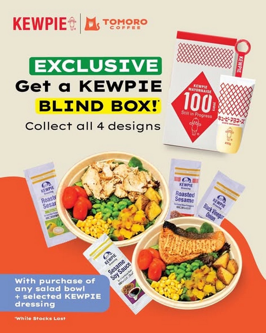 TOMORO-COFFEE-Singapore-KEWPIE-Blind-Box-Salad-Bowl 7 October 2026 onwards: TOMORO COFFEE Singapore: KEWPIE Blind Box Salad Bowl Promotion at Woodlands Hospital