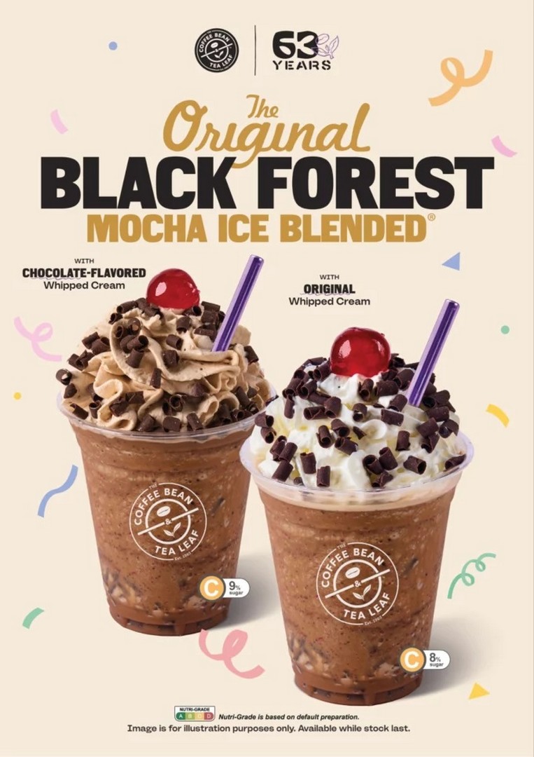 The-Coffee-Bean-Tea-Leaf-63-OFF-Black-Forest-Mocha-Ice-Blended 8-21 October 2026: The Coffee Bean & Tea Leaf: 63% OFF Black Forest Mocha Ice Blended Anniversary Promotion at Participating Singapore Outlets