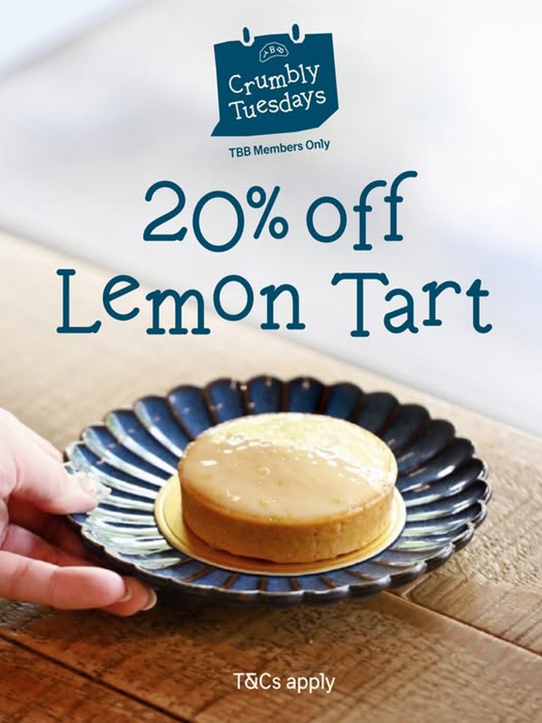 Tiong-Bahru-Bakery-Crumbly-Tuesdays-Promotion-–-Enjoy-20-OFF 3 November 2026: Tiong Bahru Bakery Crumbly Tuesdays Promotion – Enjoy 20% OFF Lemon Tart Exclusively for Crumb Club Members