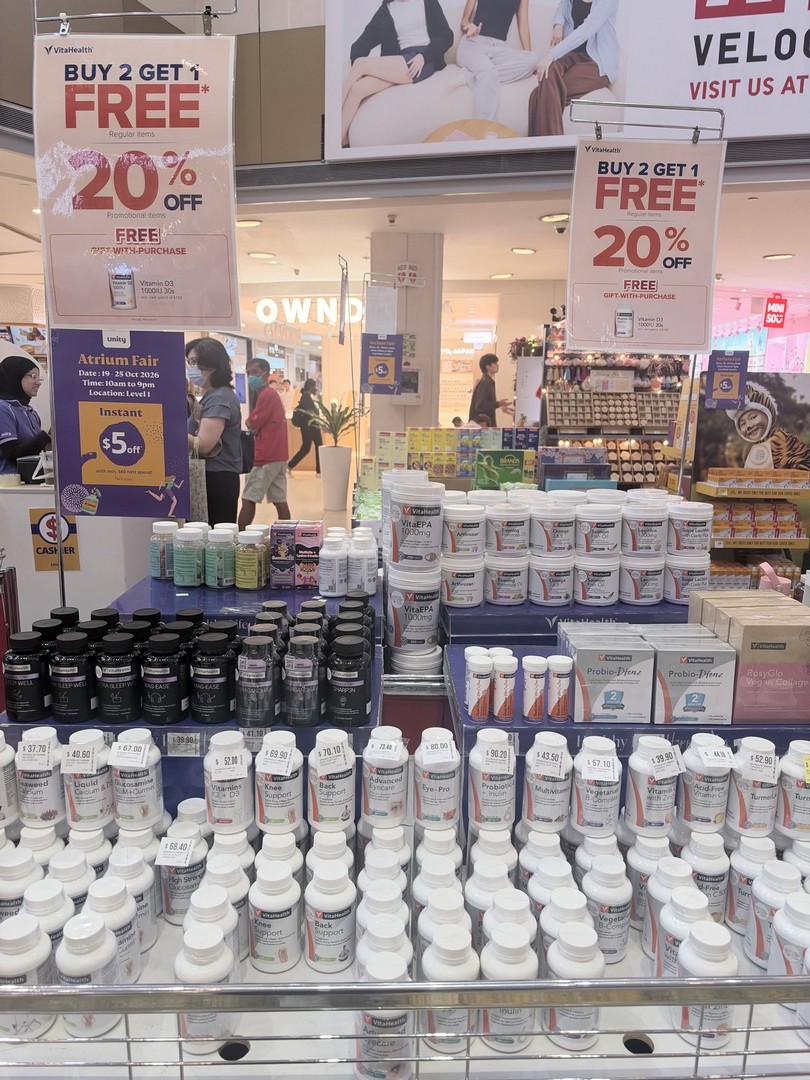 Unity-Pharmacy-Health-Wellness-Fair-at-Novena-Square-5 19–25 October 2026: Unity Pharmacy Health & Wellness Fair at Novena Square – Up to 50% OFF, FREE Bone Density Checks, $5 OFF and Exclusive Gifts with Purchase