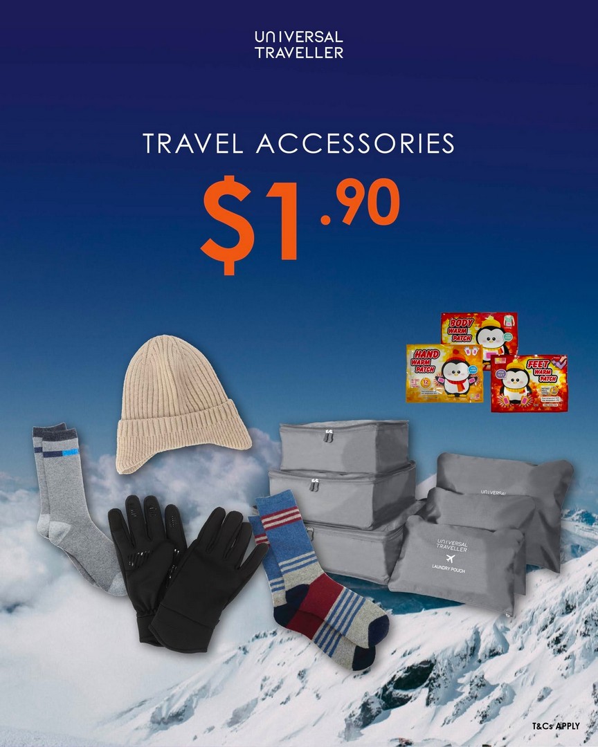 Universal-Traveller-Singapore-Winter-Wear-Luggage-Sale-6 19–25 October 2026: Universal Traveller Singapore Winter Wear & Luggage Sale – Enjoy Up to 80% Off Winter Jackets, Down-Feather Jackets, Thermal Wear, Luggage and Travel Accessories at Suntec City Atrium Convention Centre