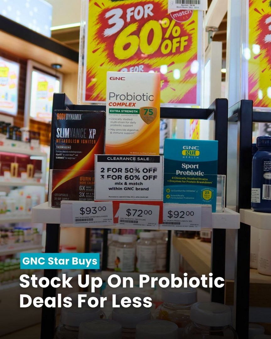 Watsons-Singapore-GNC-Clearance-Sale-5 16 October–31 December 2026: Watsons Singapore GNC Clearance Sale – Buy 2 Get 50% OFF, Buy 3 Get 60% OFF Selected Supplements Plus Extra S$100 OFF on S$1,000 Spend