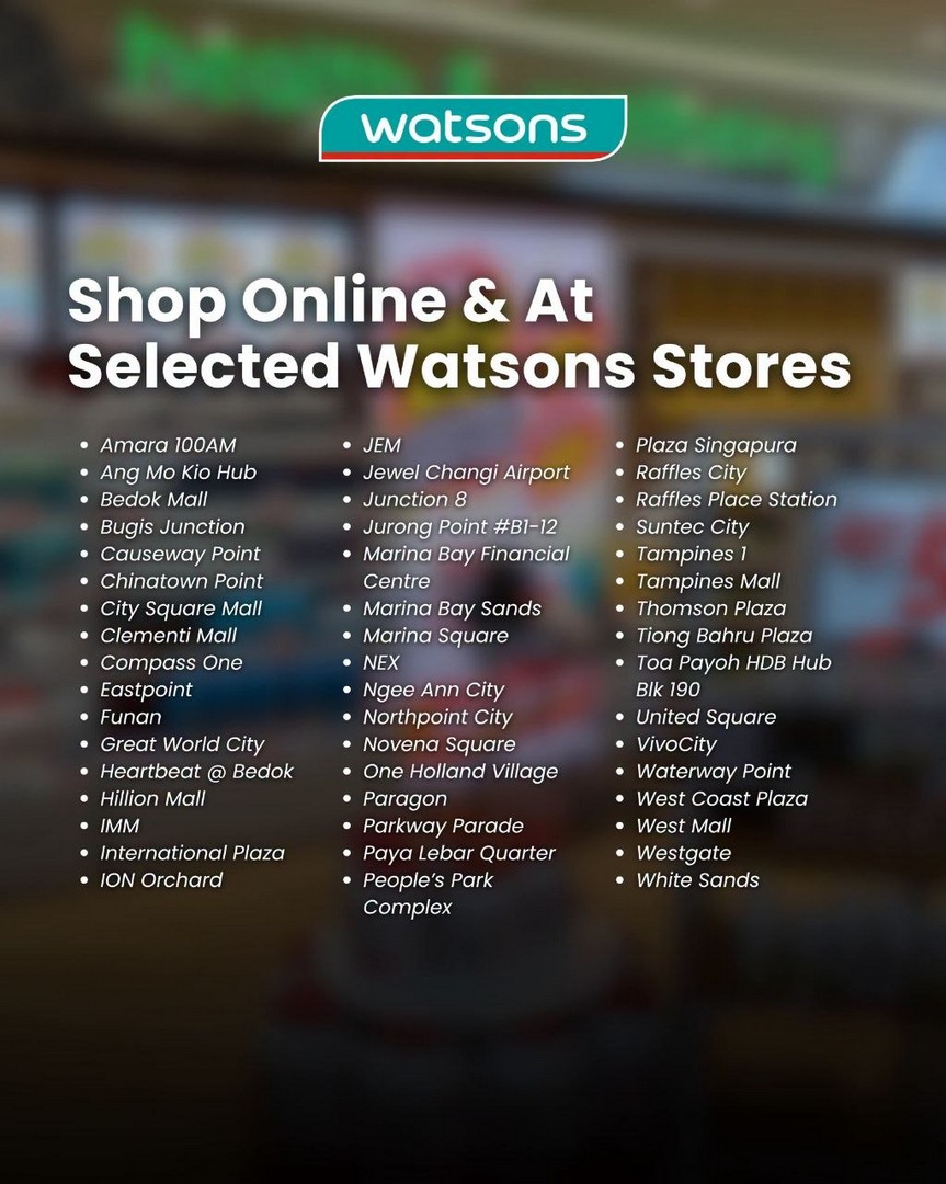 Watsons-Singapore-GNC-Clearance-Sale-6 16 October–31 December 2026: Watsons Singapore GNC Clearance Sale – Buy 2 Get 50% OFF, Buy 3 Get 60% OFF Selected Supplements Plus Extra S$100 OFF on S$1,000 Spend
