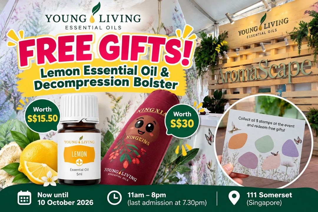 Young-Living-Singapore-FREE-Lemon-Essential-Oil-and-Ningxia Now till 10 October 2026: Young Living Singapore: FREE Lemon Essential Oil and Ningxia Decompression Bolster Worth S$45.50